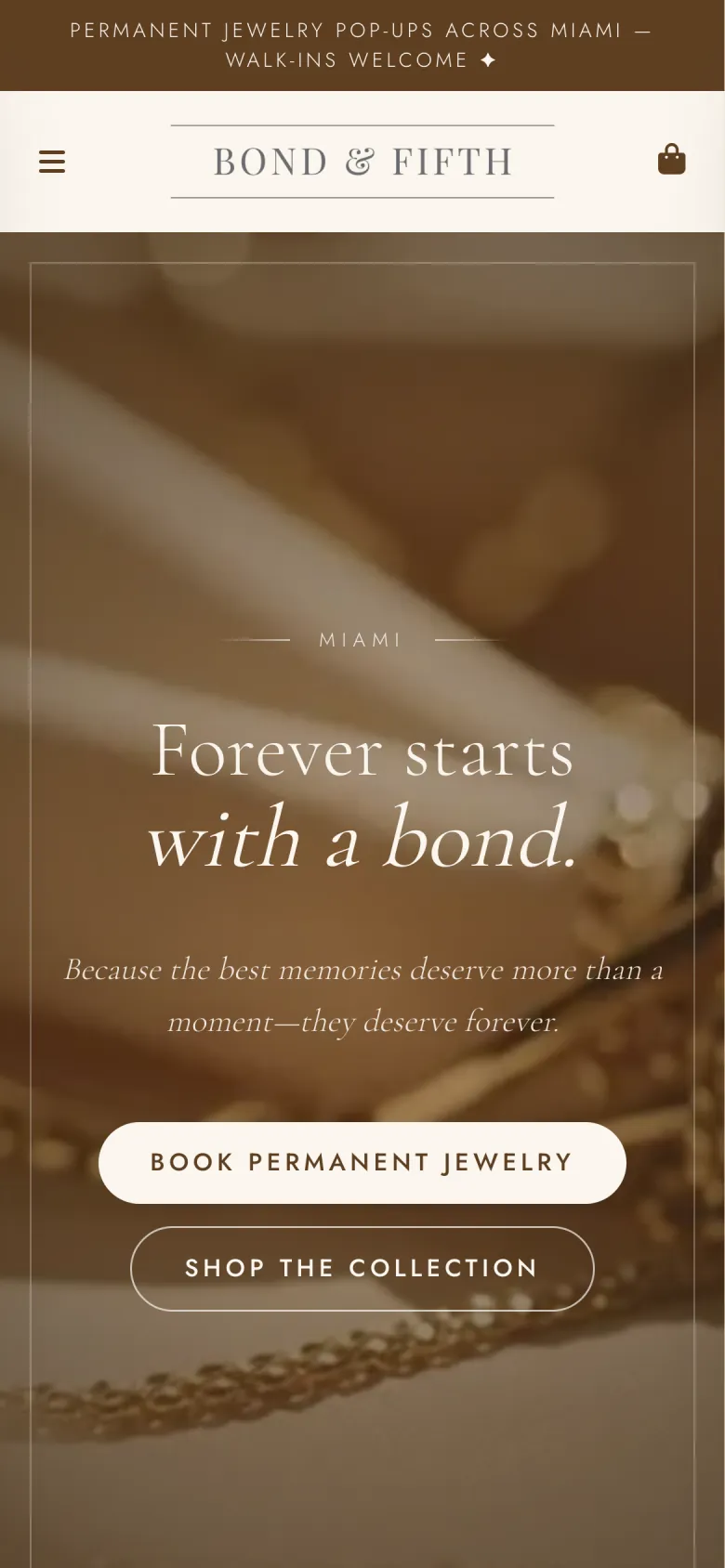 The same page on a phone.